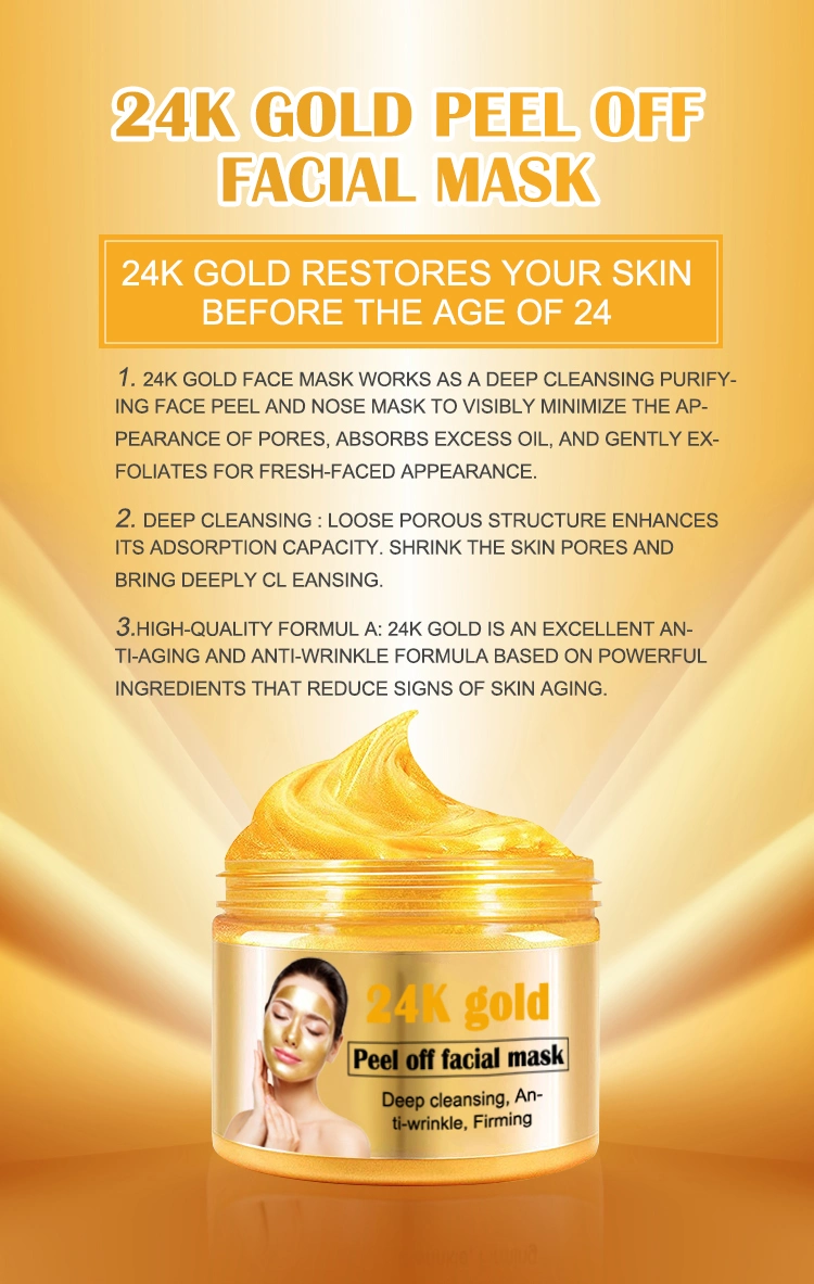 Anti Wrinkle SPA Korea Beauty Products for Women 24K Gold Collagen Facial Mask