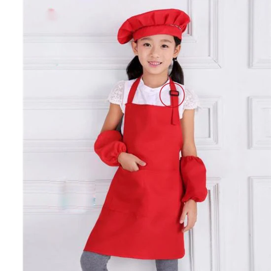 Sublimation Polyester verstellbare Kinderschürze zum Backen, Malen, Kochen MLS