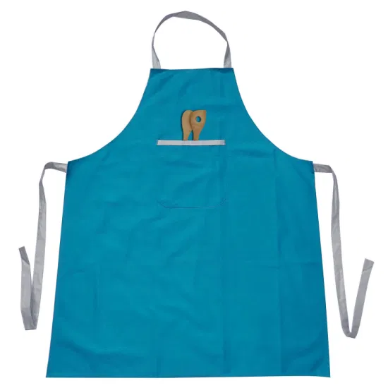 Großhandel Custom Unfiorm Promotion Blank Bib Kitchen Resterant Personalisierte bedruckte Restaurant-Küchenschürzen Cotton Chef Cooking Kitchen Apron